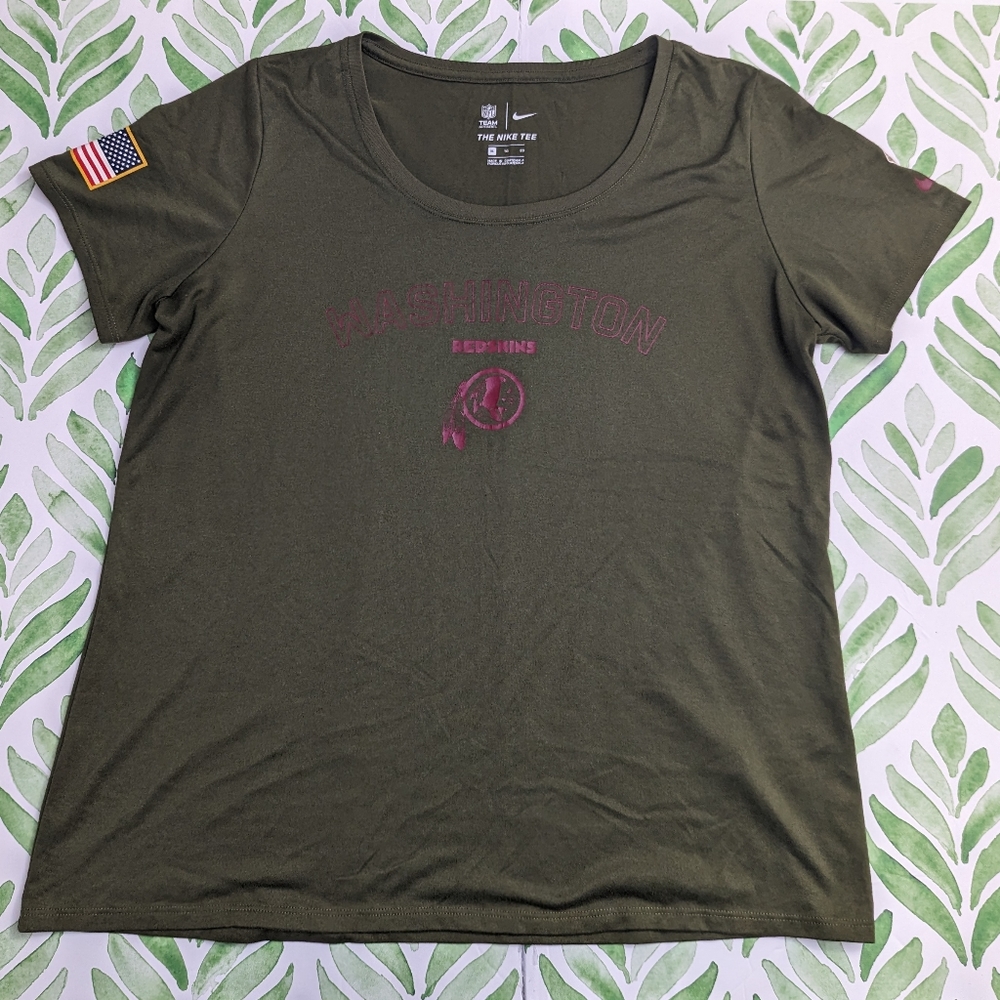 Nike NFL Team Appeal Limited Edition Support The Troops Washington Redskins Tee